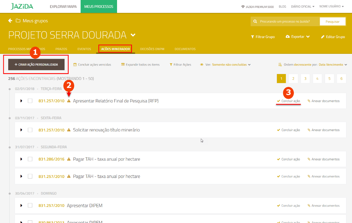 Gerencie suas pendências com a ANM