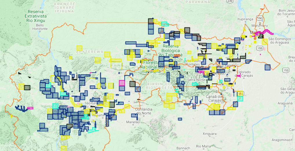 Áreas em Disponibilidade ANM na maior província mineral do país
