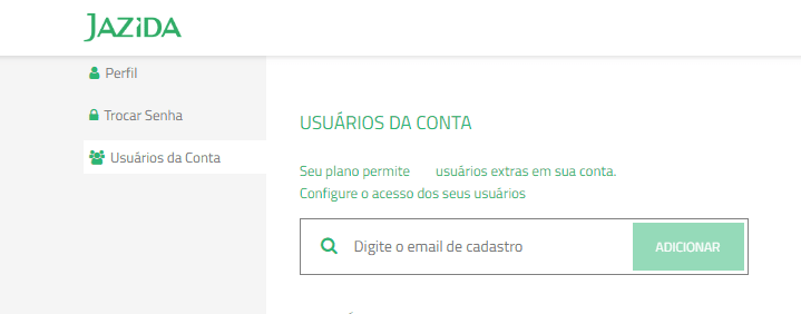 Múltiplos usuários no Jazida