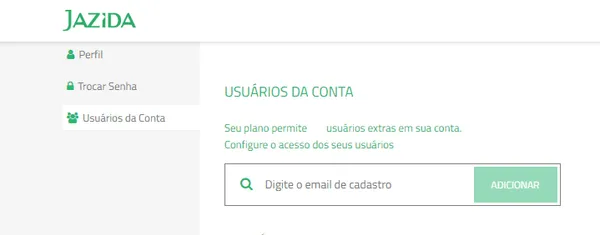 Múltiplos usuários no Jazida